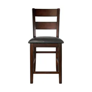 Homelegance Mantello Counter Height Chair in Cherry (Set of 2)