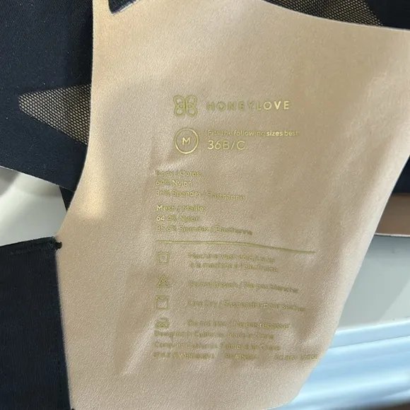 Honeylove NWOT crossover wireless bra