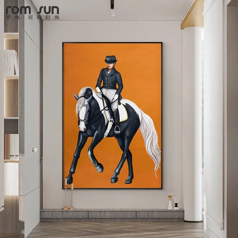 Horse riding Wall Art