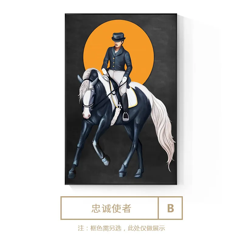 Horse riding Wall Art