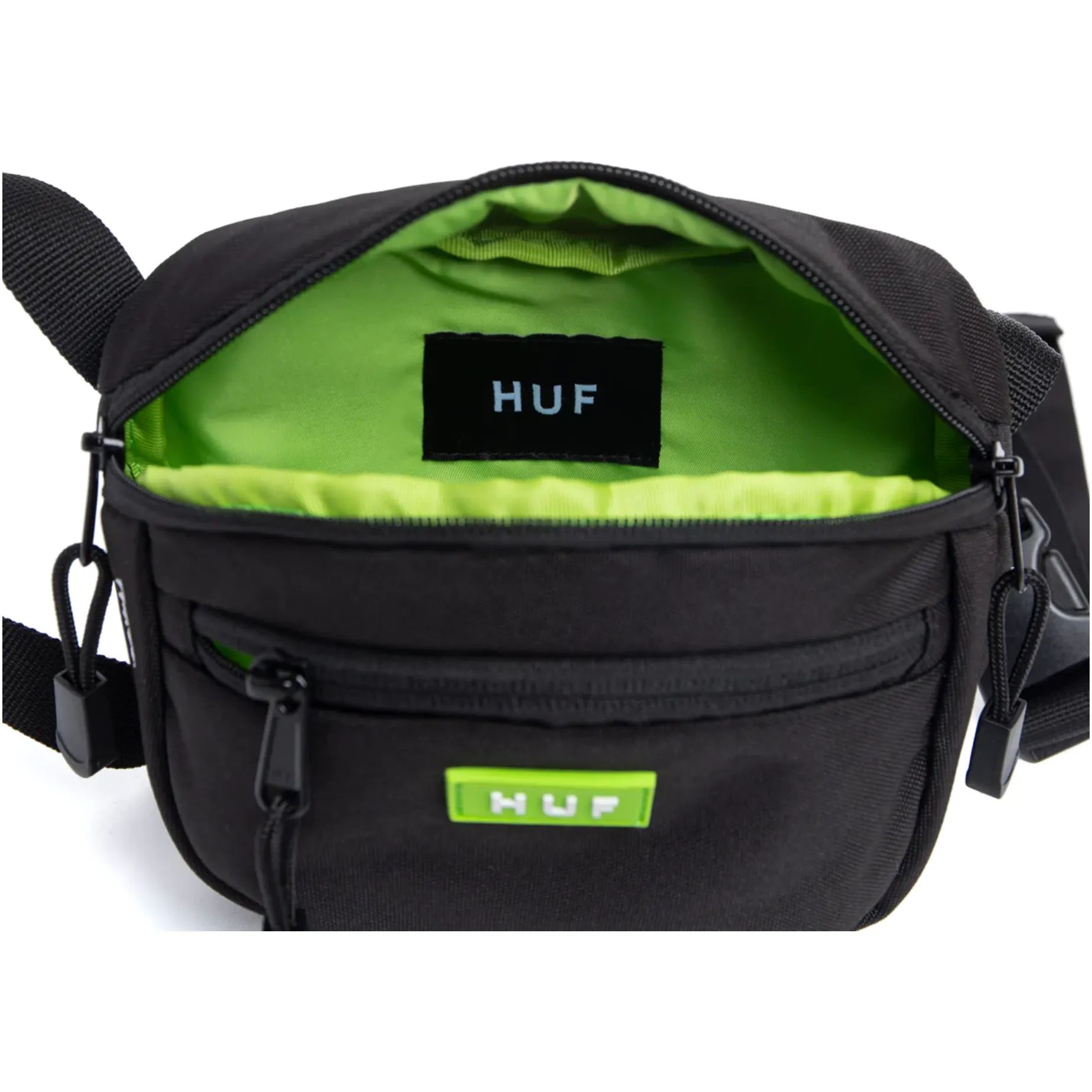 HUF BUNKER SHOULDER BAG - BLACK