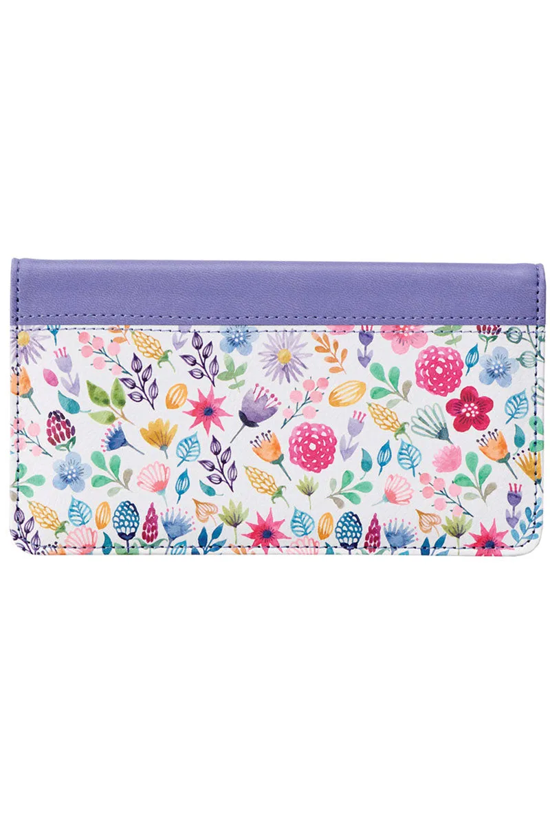 I Know The Plans LuxLeather Checkbook Cover