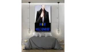 Insta Millionaire Suit Canvas Living Room Home Decorations Wall Art Insta Millionaire Canvas