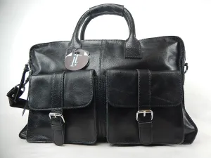 Iristyler Black Cowhide Travel Bag