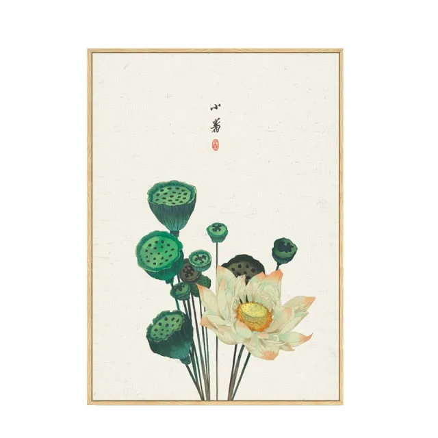 Japan Style Floral Wall Art