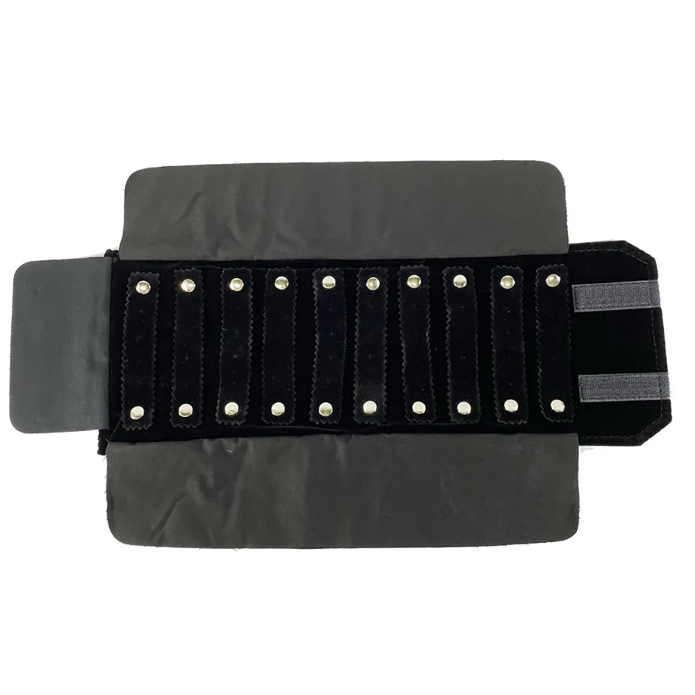 Jewelry Travel Rolls PU Leather Accessories Organizer Storage Jewelry Display Multipurpose