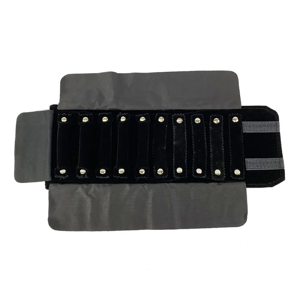 Jewelry Travel Rolls PU Leather Accessories Organizer Storage Jewelry Display Multipurpose