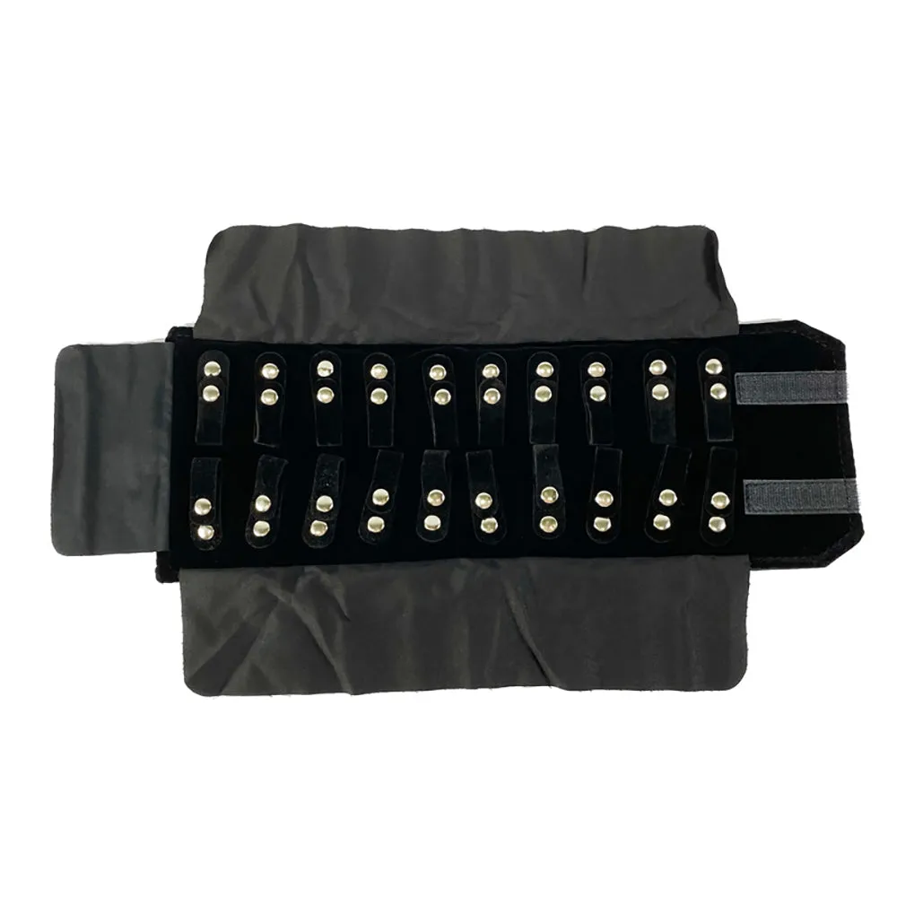 Jewelry Travel Rolls PU Leather Accessories Organizer Storage Jewelry Display Multipurpose