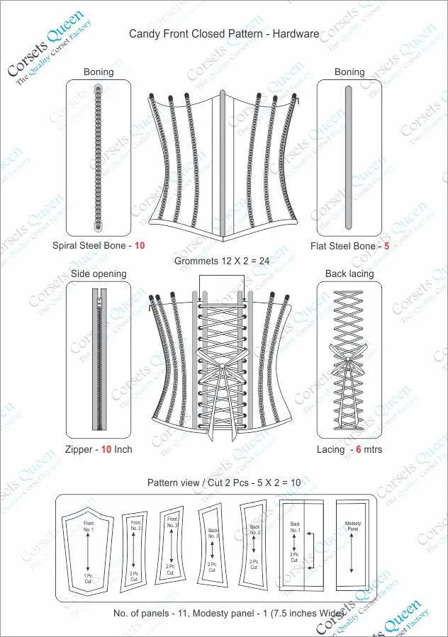 Jillian Underbust Corset