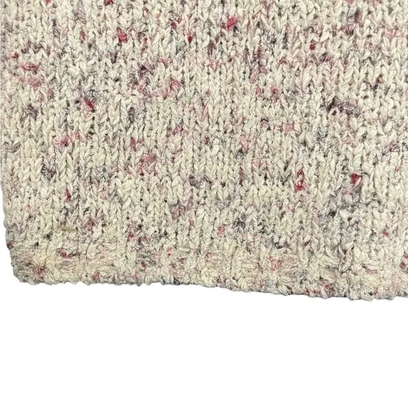 J.Jill Pure Jill Slub Textured Short Sleeve Sweater Cotton Slub Yarn NWT