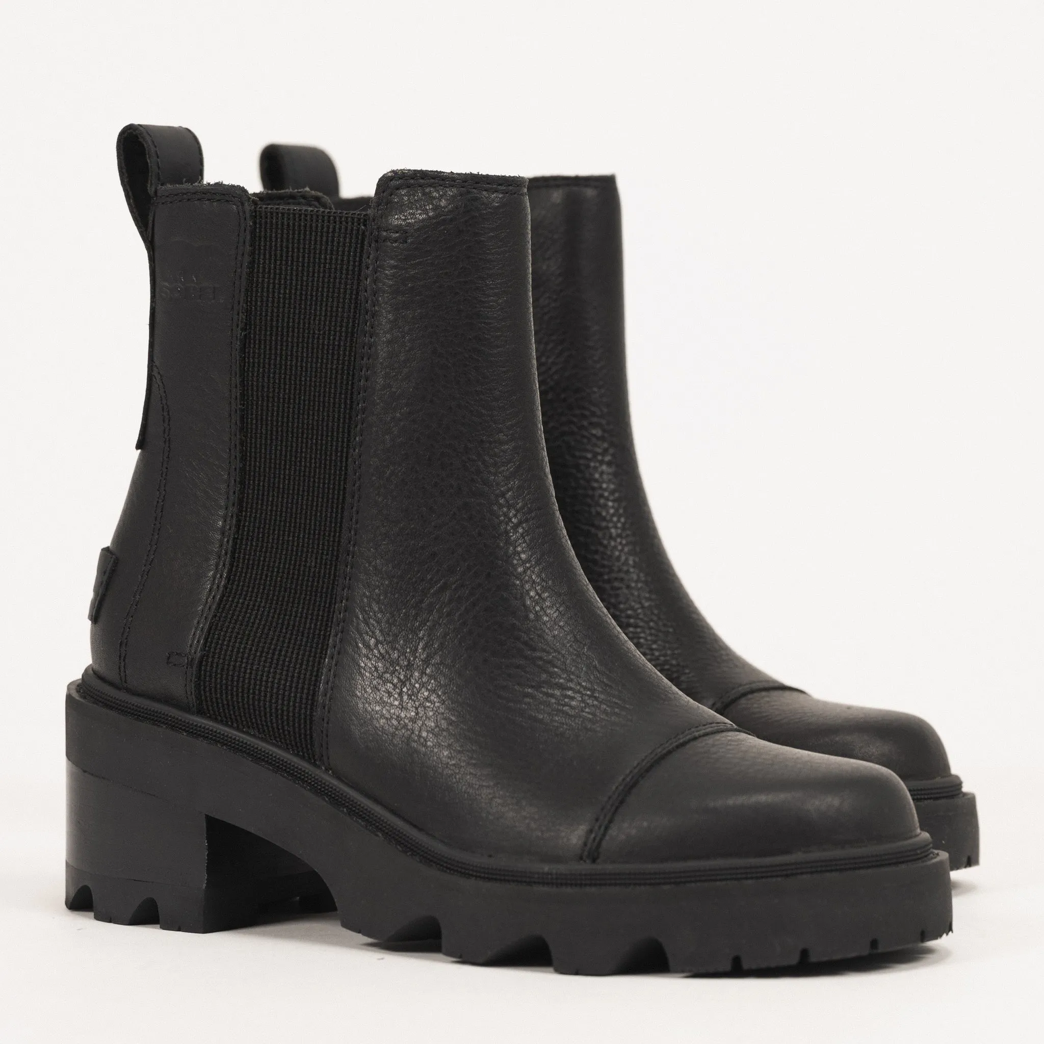 JOAN NOW CHELSEA - BLACK - LEATHER