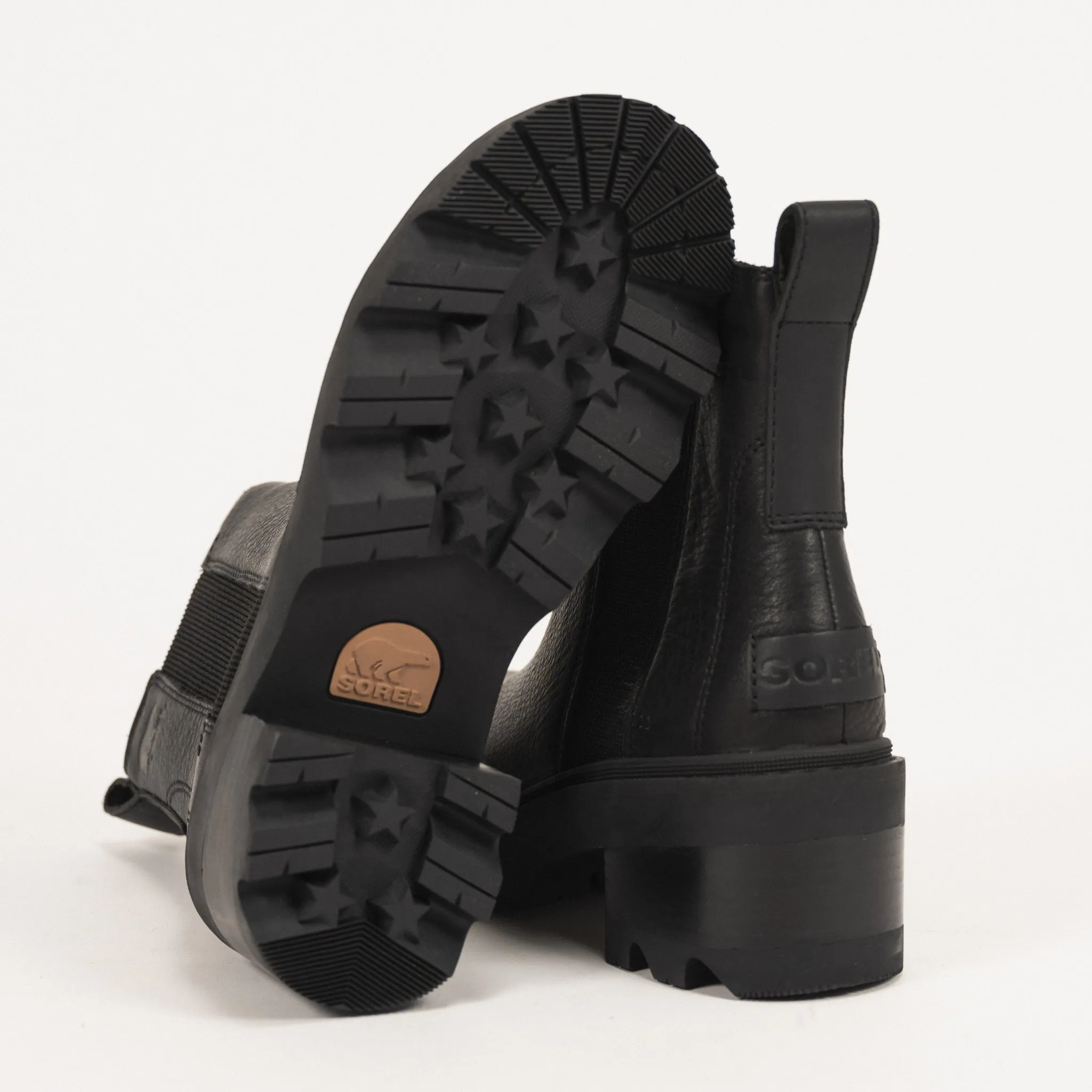 JOAN NOW CHELSEA - BLACK - LEATHER