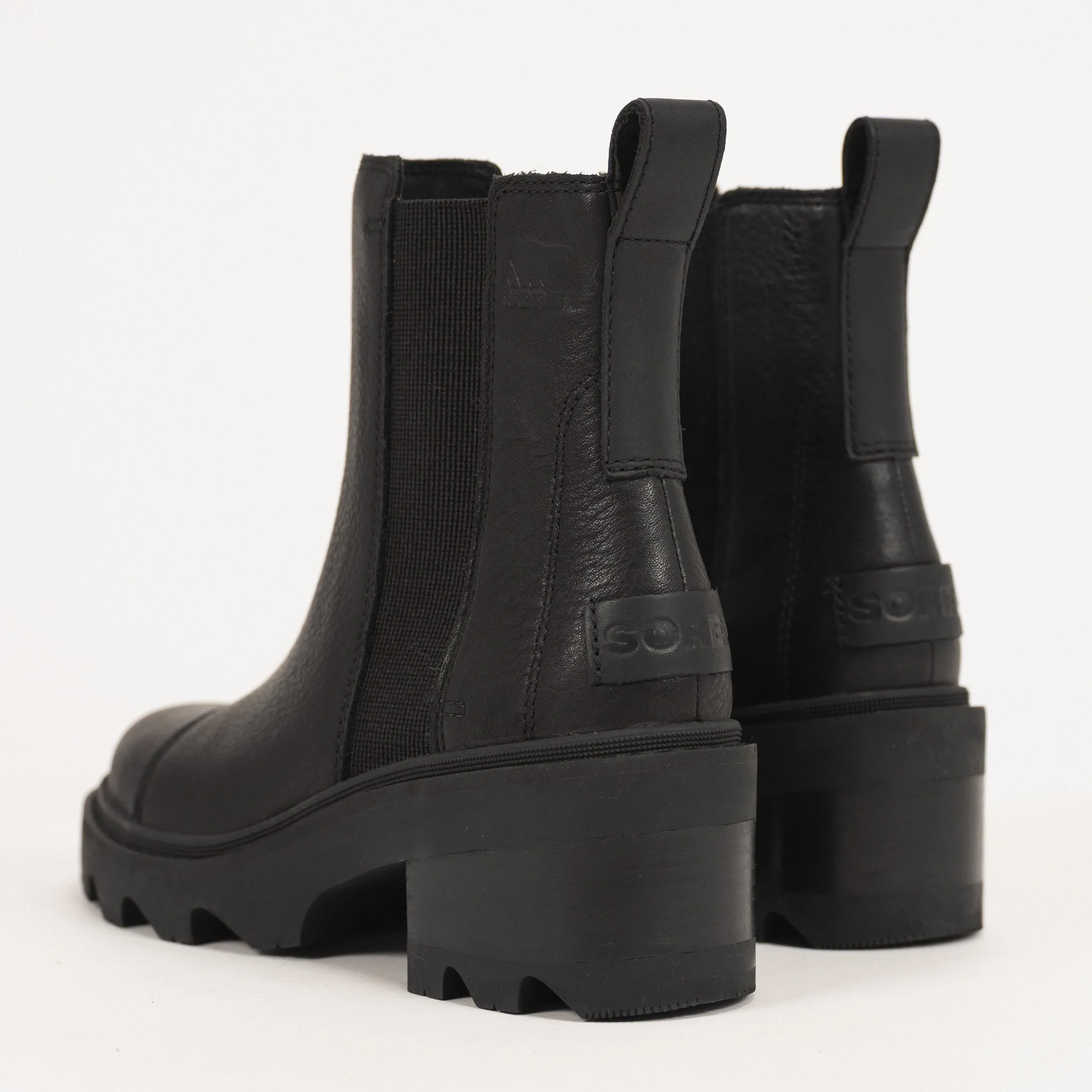 JOAN NOW CHELSEA - BLACK - LEATHER