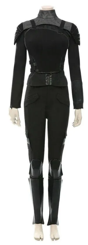 Katniss Everdeen Mockingjay Black Cosplay Outfit
