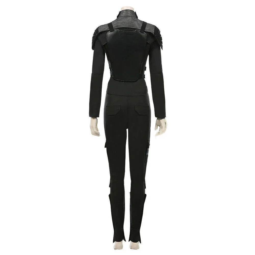 Katniss Everdeen Mockingjay Black Cosplay Outfit
