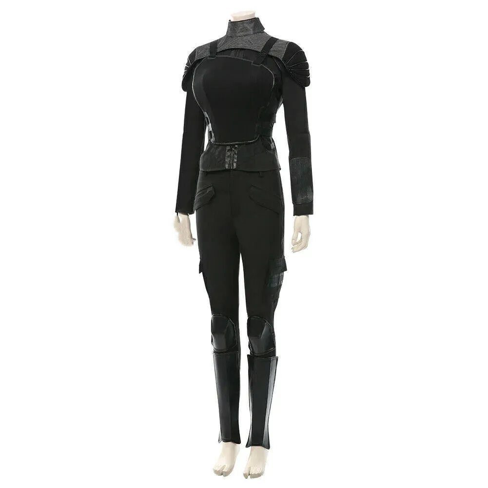 Katniss Everdeen Mockingjay Black Cosplay Outfit