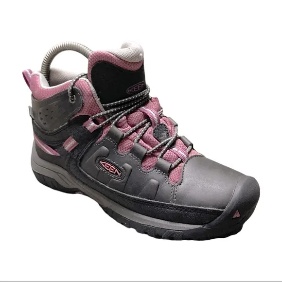 KEEN Targhee III Waterproof Hiking Shoe Size 3 Black/Pink