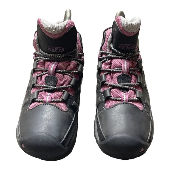 KEEN Targhee III Waterproof Hiking Shoe Size 3 Black/Pink