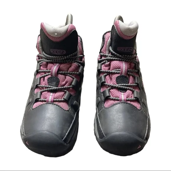 KEEN Targhee III Waterproof Hiking Shoe Size 3 Black/Pink