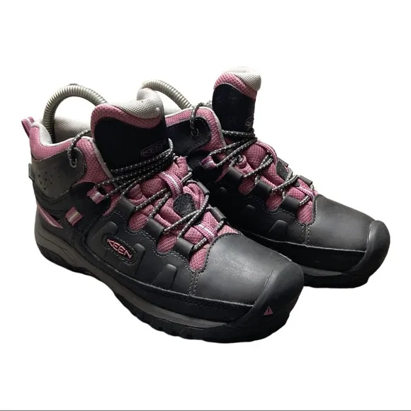 KEEN Targhee III Waterproof Hiking Shoe Size 3 Black/Pink