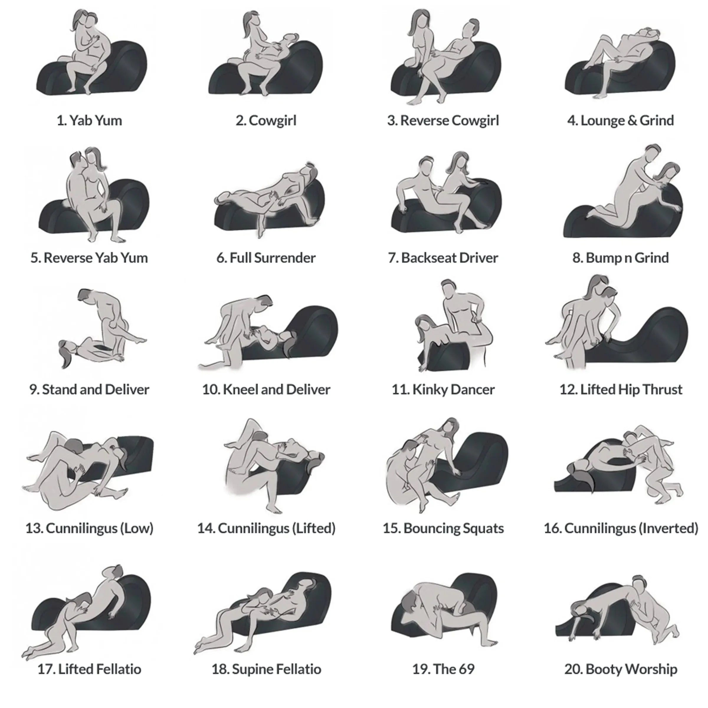 Kinky Couch Bondage Sex Chaise