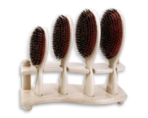 Krembs Wood-Handle Boar & Nylon Cushion Brush