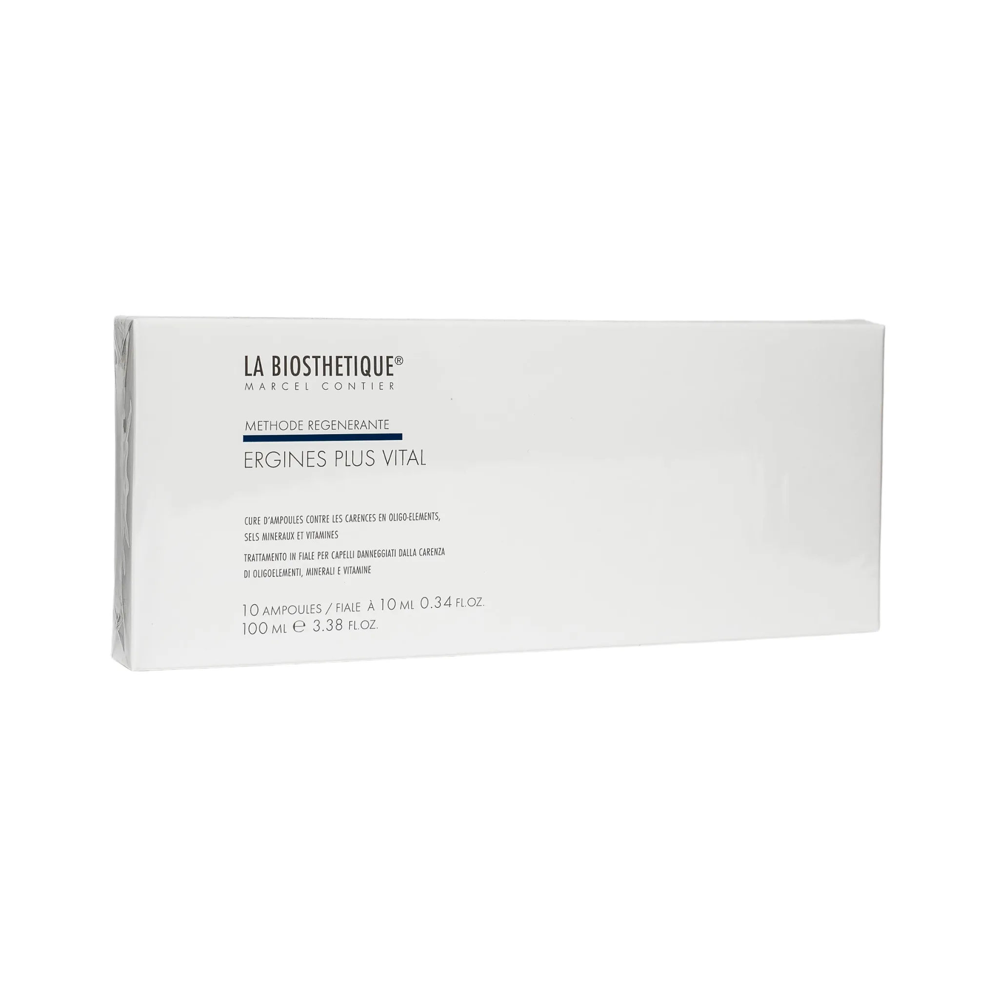 La Biosthetique Methode Regenerante Ergines Plus Vital Ampoules