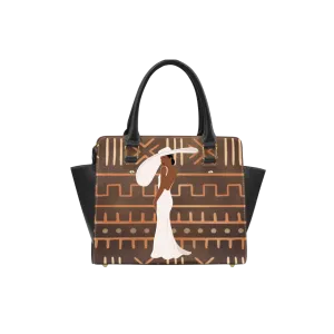 Lady in White Classic Shoulder Handbag