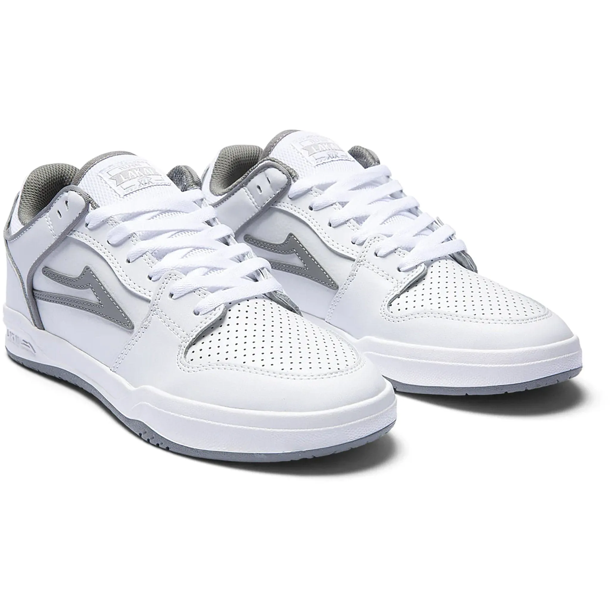 Lakai Telford Low White Leather