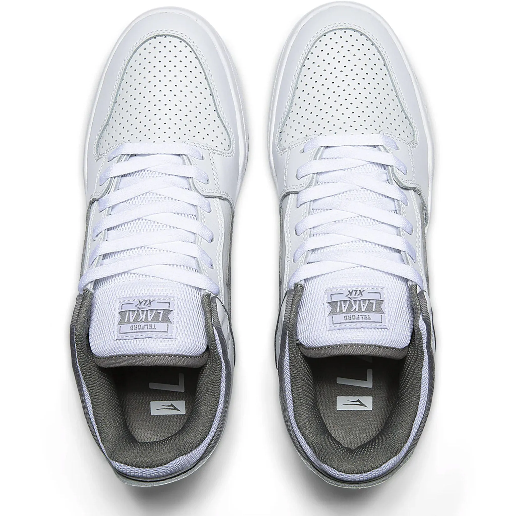Lakai Telford Low White Leather
