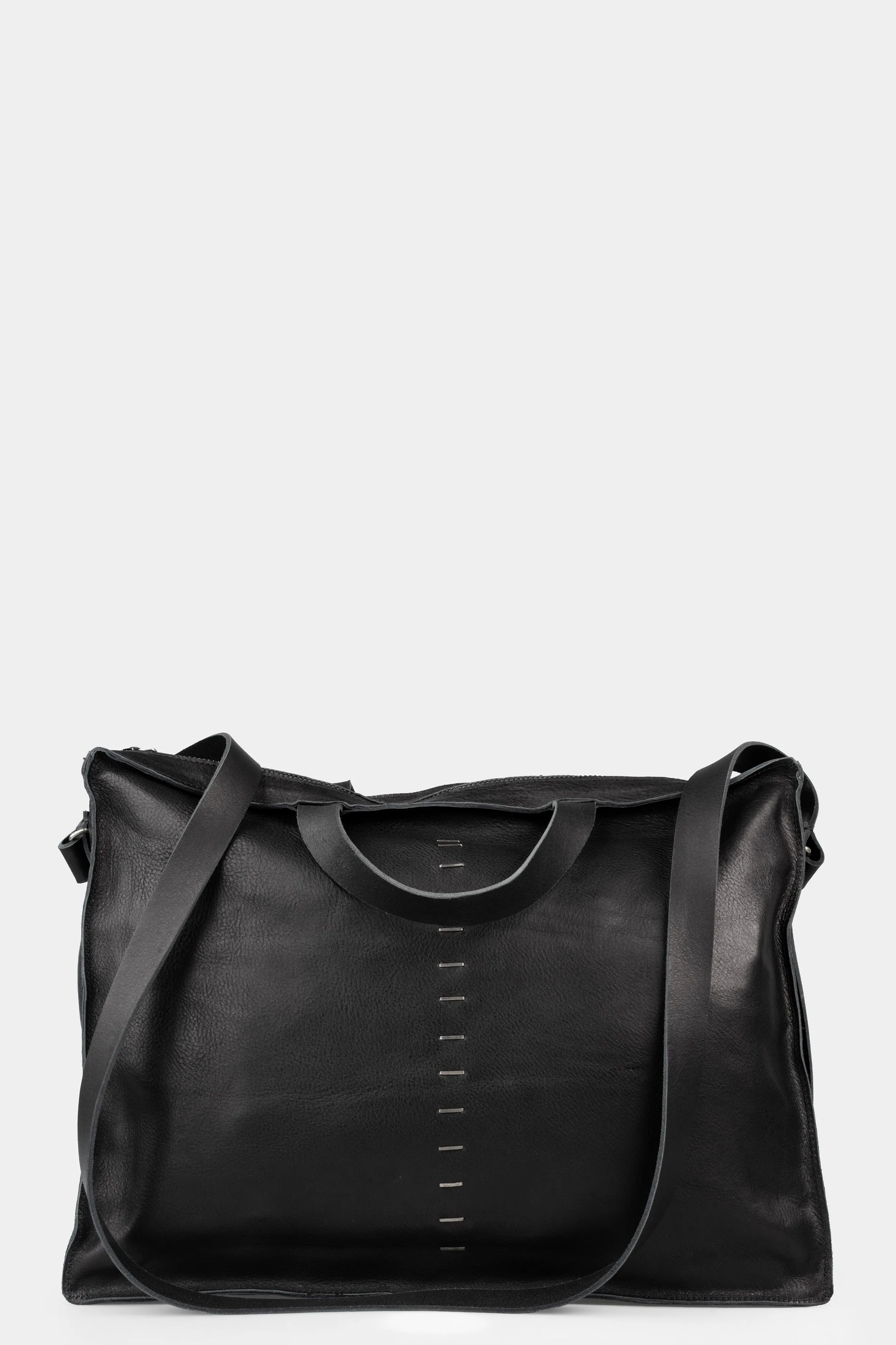 Large leather briefcase bag