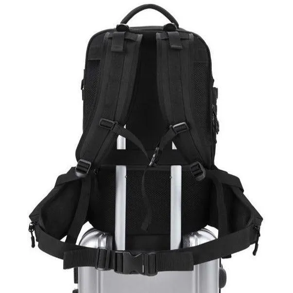 Large Men Laptop Backpack with USB Port Anti Theft