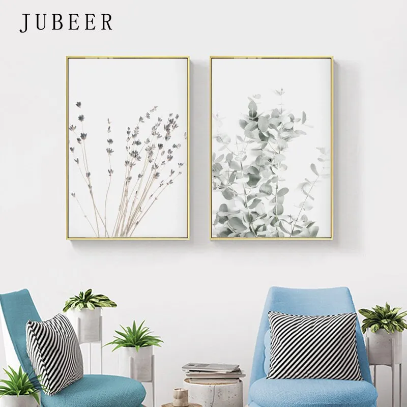 Lavender Eucalyptus Posters Botanical Wall Art