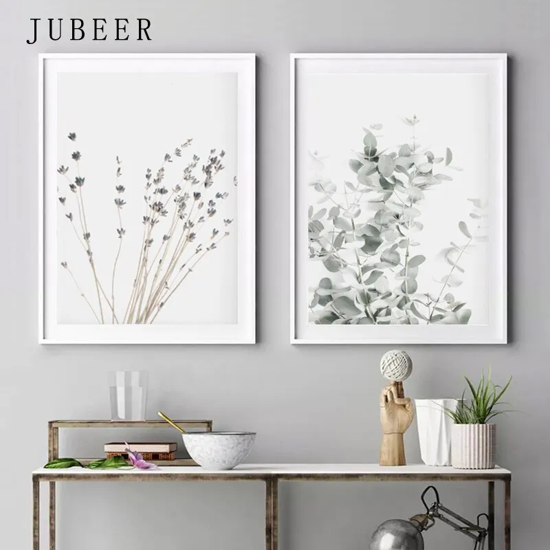 Lavender Eucalyptus Posters Botanical Wall Art