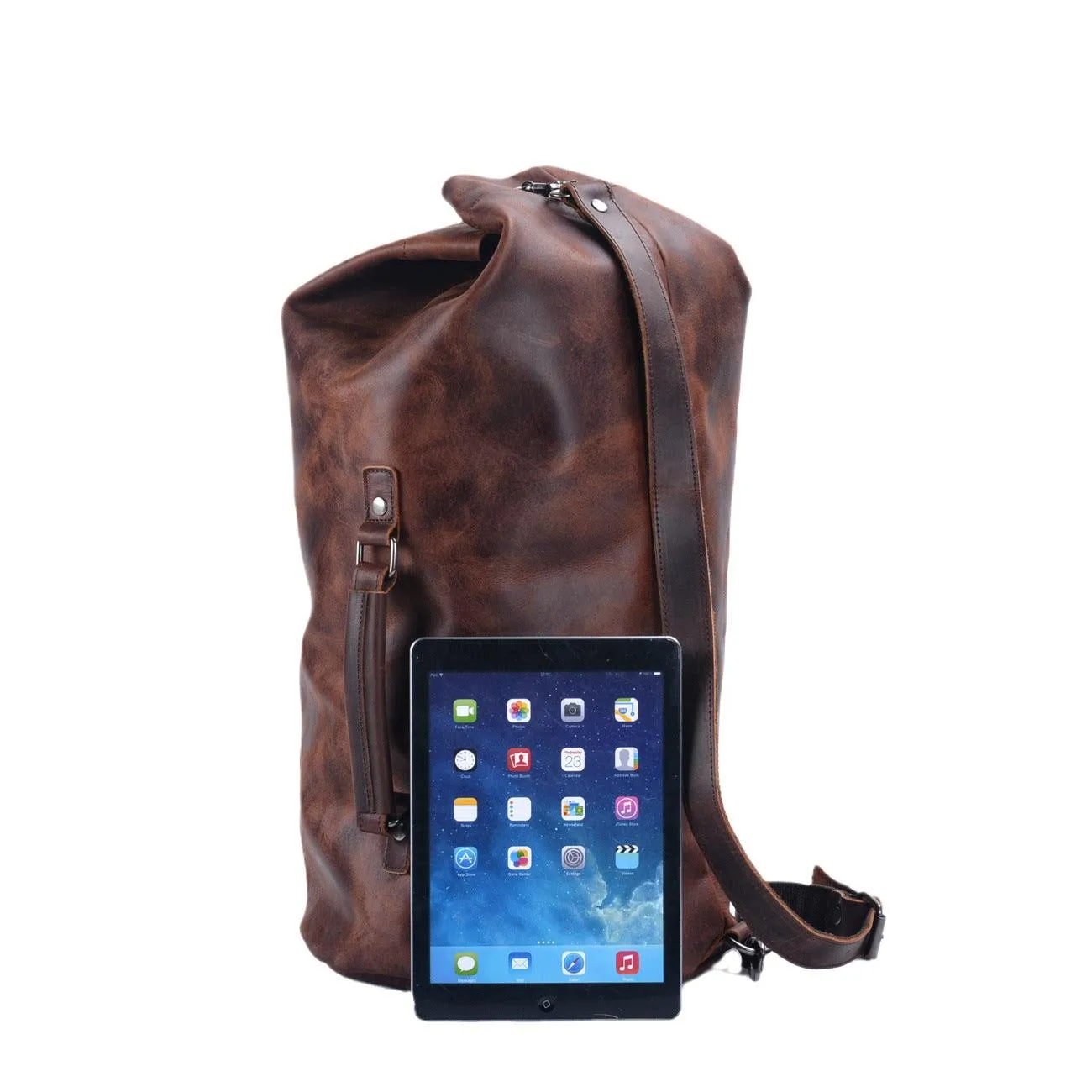 Leather Cross Body Bag for Outdoor Travel