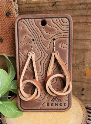 Leather Knot Earrings (More Colors)