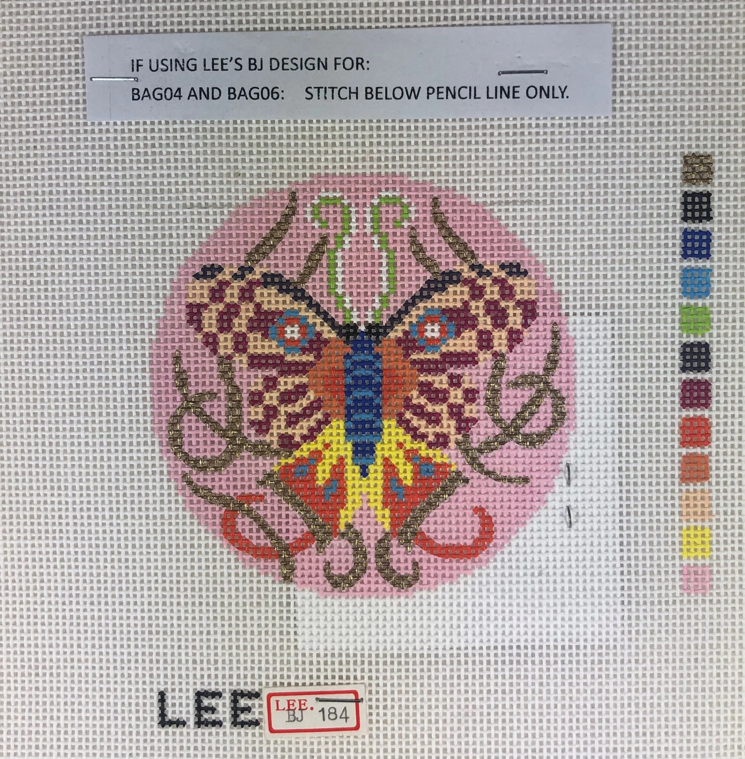 Lee's Needle Arts BJ184 Butterfly Mask