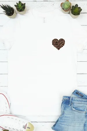 Leopard Heart Graphics Tee