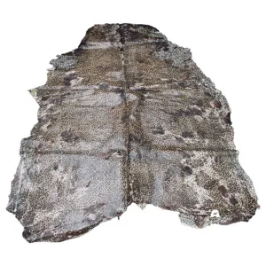 Leopard Print on Brown  COWHIDE -85x60 INCHES - Premium Cowhide