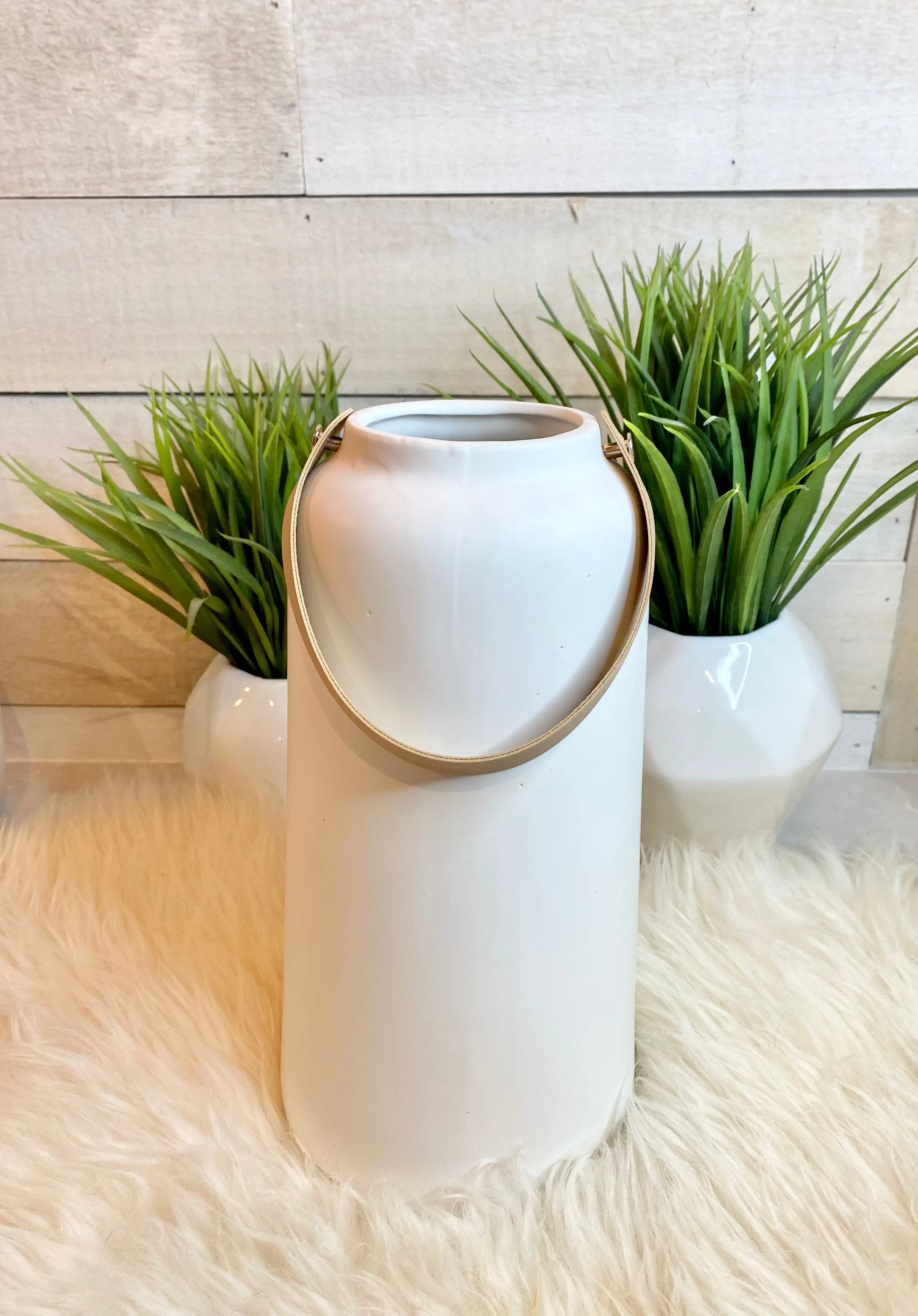 LIDO Vase - Matte White 11"