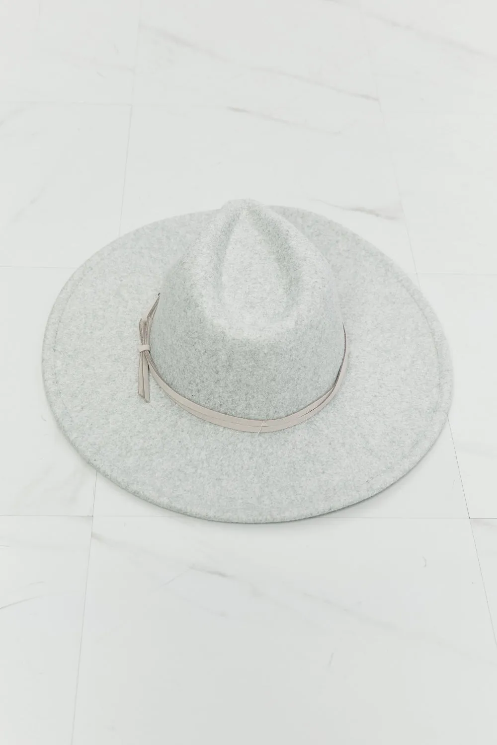 Light Gray Festival Babe Fedora Hat