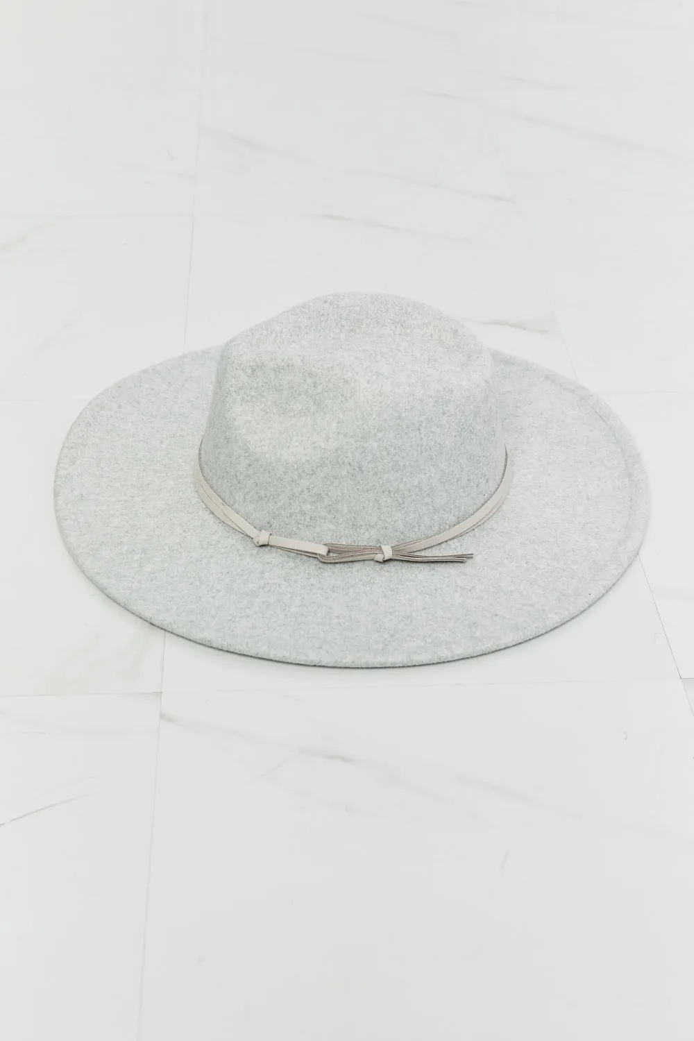 Light Gray Festival Babe Fedora Hat