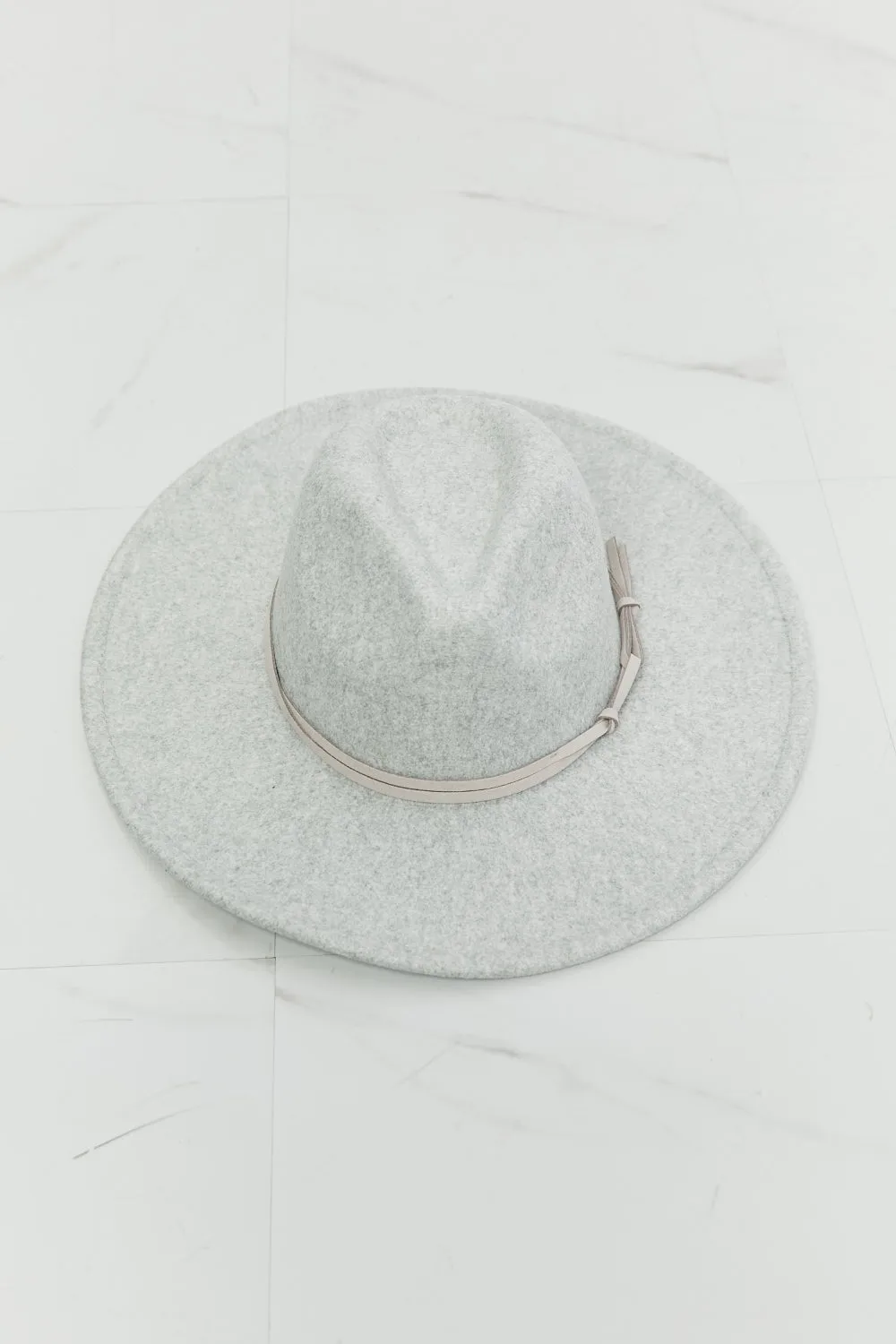 Light Gray Festival Babe Fedora Hat