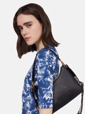 Logo Small Black Shoulder Bag
