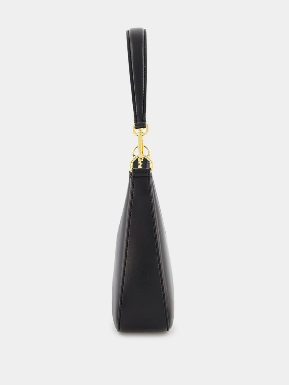 Logo Small Black Shoulder Bag