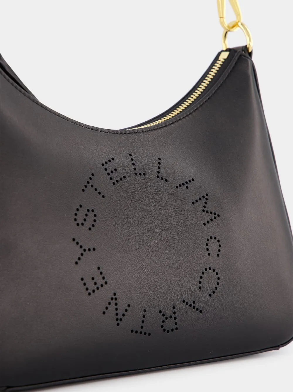 Logo Small Black Shoulder Bag