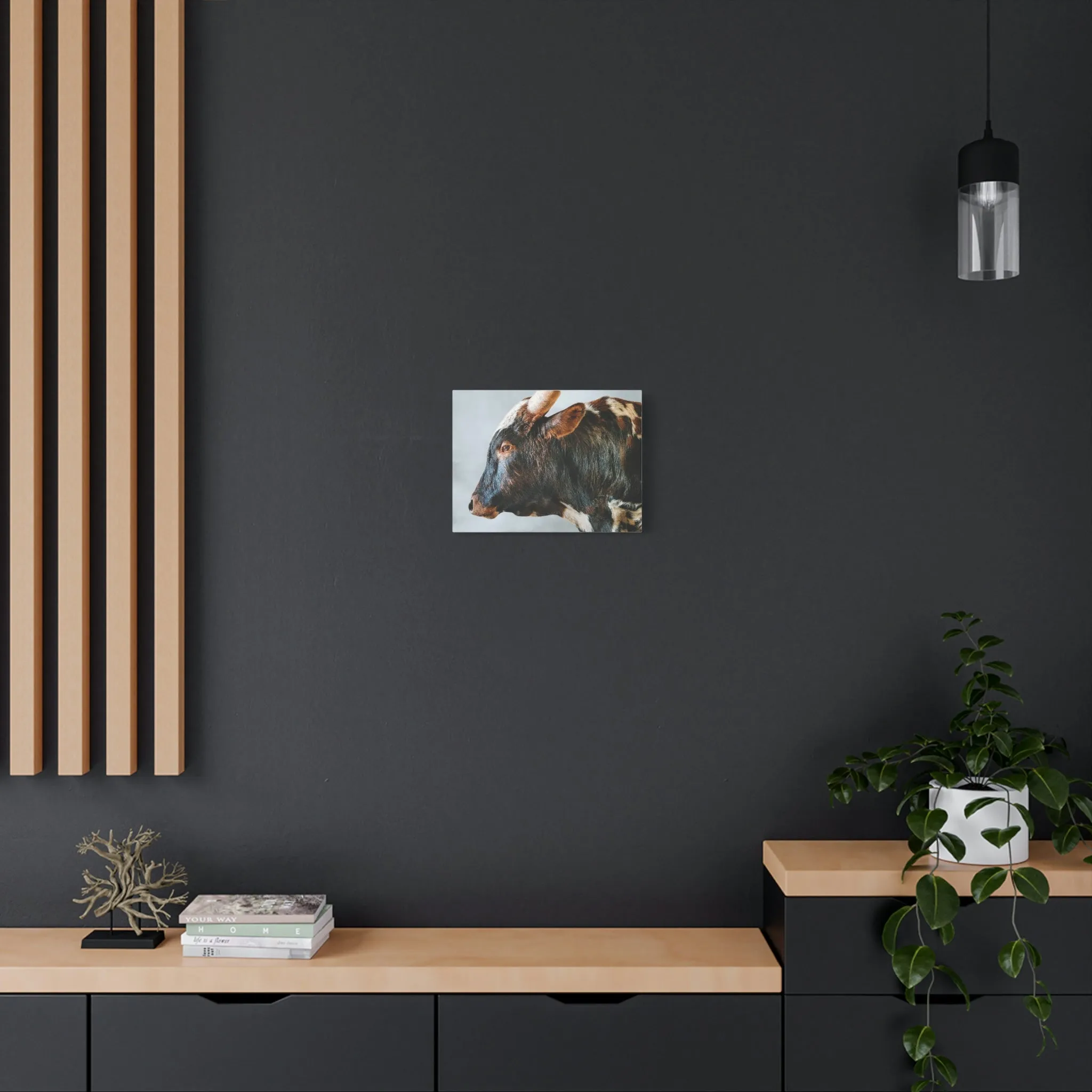Longhorn Bull Canvas