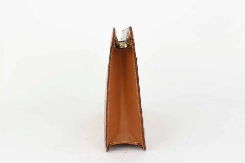Louis Vuitton Brown Epi Leather Pochette Homme Clutch Bag 47lvs723