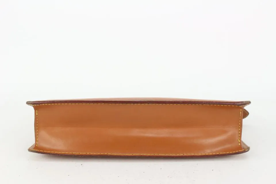 Louis Vuitton Brown Epi Leather Pochette Homme Clutch Bag 47lvs723
