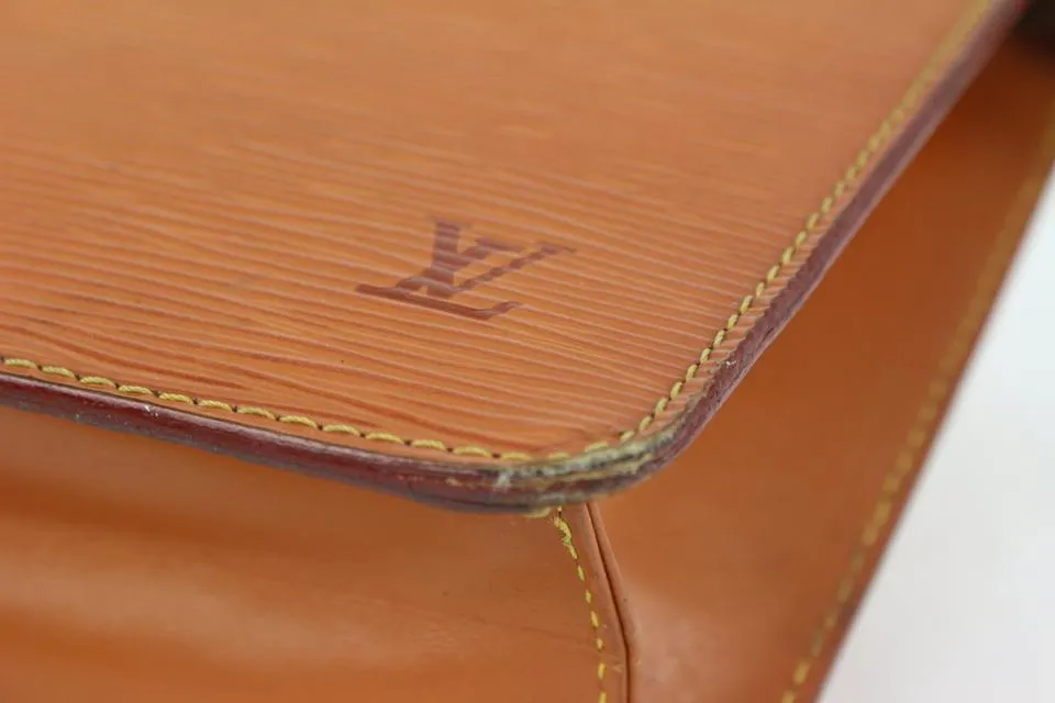 Louis Vuitton Brown Epi Leather Pochette Homme Clutch Bag 47lvs723